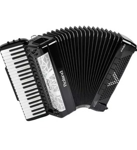 Prêt à Expédier Nouveaux Instruments à Clavier Chromatique Noir à FR-8X Accordéon en V - Product Image 1