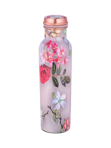 High Quality Pure Meena Printed <b>Copper</b> Water <b>Bottle</b> in Different Styles with Premium Packaging Made in India - Product Image 2