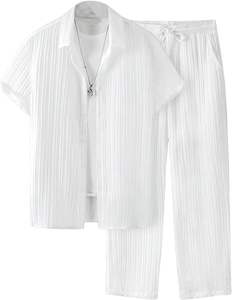 ชุดเซ็ตเสื้อยืดแขนสั้นและกางเกงขาสั้นสไตล์ฮิปฮอปคุณภาพสูงสำหรับผู้ชาย ชุดกีฬาฤดูร้อน รับสกรีนลายตามสั่ง ชุดคู่สำหรับผู้ชาย - Product Image 1