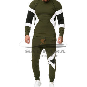 Venta al por mayor Mens Sweat Suit Chándales cómodos Elegante Jogging Fitness Running Entrenamiento Ropa deportiva Trajes - Product Image 2
