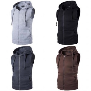 New Arrival OEM Custom Logo Design <b>Men's</b> Clothing Plus Size <b>Men's</b> Tank Tops 100% Cotton Breathable Summer Vest <b>Sleeveless</b> <b>Hoodie</b> - Product Image 1