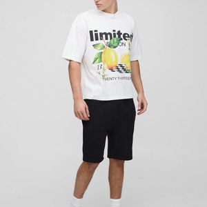 2025 Summer <b>Men's</b> Casual Fashion 2-Piece <b>Set</b> <b>Short</b> Sleeve T-Shirt & <b>Shorts</b> with Printing Pattern - Product Image 1