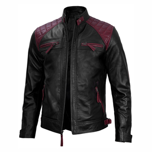 Venta al por mayor de chaquetas de cuero casuales de los hombres de encargo del abrigo de cuero de los hombres chaqueta de invierno de la mejor calidad chaqueta de cuero para los hombres - Product Image 2