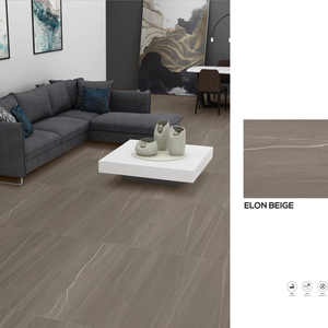 Baldosas de porcelana esmaltada ELON BEIGE de 600x1200mm, baldosas interiores brillantes modernas para baño, Villa, centro comercial, uso antideslizante para habitación - Product Image 1