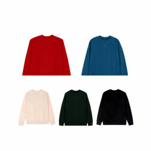 Accesorios de ropa Ropa de hombre Sudaderas de hombre Logotipo personalizado 100% Algodón 350gsm French Terry Cuello redondo Color sólido Invierno - Product Image 1