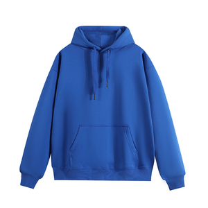 Sweat à capuche en polaire surdimensionné avec logo personnalisé Sweat à capuche unisexe en coton mélangé 100% coton avec poche kangourou - Product Image 1