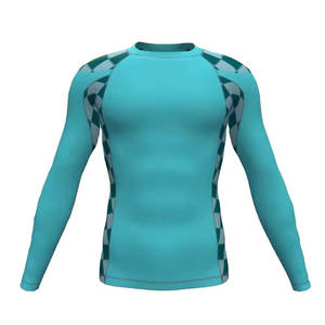 Alta calidad Skins Tight Compression Wear Shirt Rash Guard Mujeres y hombres Sport Shirt Rash Guard - Product Image 6