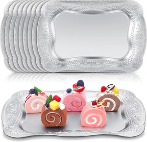 ถาดเสิร์ฟอาหารอินเดียลายปั๊มมือ สำหรับงานแต่งงาน โรงแรม บ้าน และร้านอาหาร ถาดผลไม้ ยี่ห้อ NSE แหล่งที่เชื่อถือได้ - Product Image 4