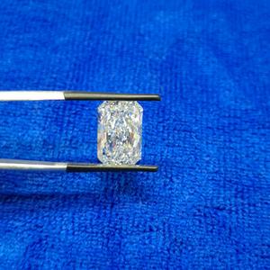 Diamante cultivado en laboratorio de corte radiante de 2,03 CT: Anillo Vintage de Diamante Suelto EF/VS, compromiso de piedra, joyería fina certificada por IGI India - Product Image 6