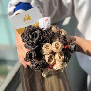 ลดราคาพิเศษ!  มินห์คัง พรีเมียม แฮร์ จีเนียส สกิน วีฟท์ ซุปเปอร์ดับเบิ้ล แฮร์ ที่ถักด้วยมือ 100% ผมแท้ ไม่ผ่านการแปรรูป ผมเวอร์จินแท้ ตรง - Product Image 6