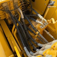Excavatrice sur chenilles Komatsu PC220, 22 tonnes, hydraulique, moteur SAA6D107, d'occasion, japonaise, pour travaux de construction lourds