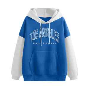 Sudaderas con capucha con estampado personalizado para mujer Sudadera con capucha de otoño con cordón informal de manga larga de gran tamaño - Product Image 6