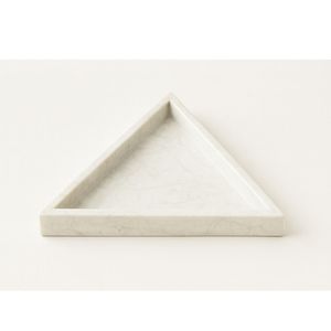 Plateau en marbre rayé avec sections en bois Plateau de service décoratif pour apéritifs, collations ou décoration de la maison - Product Image 6