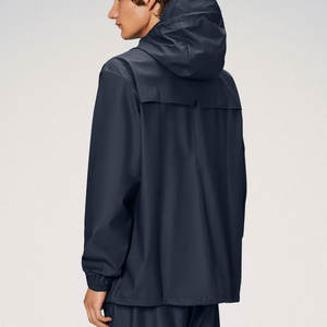 แจ็กเก็ตผู้ชายคอตั้งกันน้ำได้คุณภาพสูงจากโรงงานผ้าแคนวาสสำหรับฝน - Product Image 6