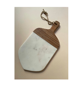 Tabla de cortar de mármol de diseño hecho a mano Natural con logotipo personalizado de madera, producto de alta calidad para cocina grabado - Product Image 6