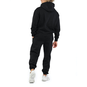 2025 Pantalon de survêtement épais en coton épais 100 avec logo personnalisé Survêtement à capuche 500gsm épais français éponge Baggy Fit Survêtements pour hommes - Product Image 6
