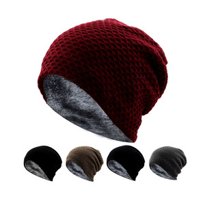 Gorros de punto térmico de alta elasticidad, suaves, transpirables, ligeros, impermeables para hombres y mujeres, estilo de tela ajustada con estampado de 5 colores - Product Image 2