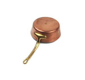 Traditional Design Metal Sauce Pan With Handle For Kitchenware Hotel Restaurantware Rose Gold Matte Finishing Copper Utensils - Product Image 1