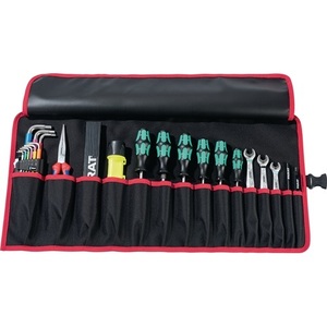 Bolsa Enrollable para Herramientas PARAT de Nailon Negro/Rojo con 15 Compartimentos, 670 x 330 mm - Product Image 1