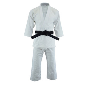 Vêtements d'arts martiaux de haute qualité avec impression de logo personnalisée, uniforme de combat de Jiu-Jitsu pour hommes, Gi de BJJ blanc fabriqué au Pakistan en vente - Product Image 5