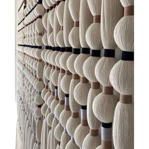 Tapiz de Pared de Macramé Estilo Bohemio Zacaton para Decoración del Hogar, Colgante de Burbujas Caralarga, Estilo Urbano Único - Product Image 2