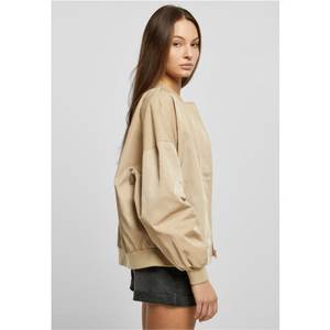 แจ็กเก็ตทรงหลวมไซส์ XL ของผู้หญิงเสื้อแจ็กเก็ตบอมเบอร์กันน้ำเท่ๆสไตล์เบสบอลปรับแต่งได้ - Product Image 2