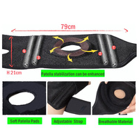 Genouillère universelle en néoprène avec fermeture auto-agrippante réglable, protection pour le basketball, toutes saisons, unisexe