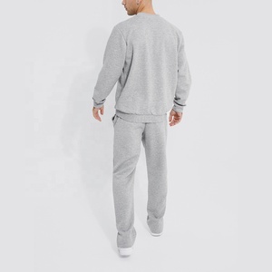 Unisex Custom 2-Piece Set Fashionable Reflective Track Suits Spring Breathable 100% Cotton Eco-Friendly <b>Fleece</b> Hoodie Sweatpants - Product Image 5