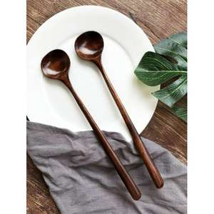 Ensemble de couverts en bois jetables de qualité supérieure cuillère fourchette couteau vaisselle en bois de bouleau pour la restauration de fête en vrac - Product Image 4