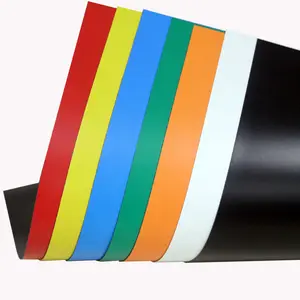 Diskon gulungan vinil magnetik karet PVC Korea, perekat kuat fleksibel lembut karet Magnet