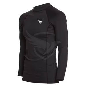 Profesional Made MMA Rash Guard Mejor material MMA Rash Guard 2025 Último diseño MMA Rash Guard - Product Image 2