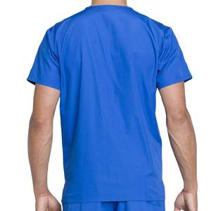 Ensembles de costumes d'uniforme de gommage médical d'infirmière d'hôpital d'été confortable pour femmes de couleur personnalisée unie en tissu Jersey Viscose - Product Image 6