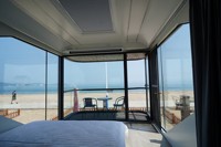 Maison capsule spatiale moderne préfabriquée modulaire portable Villa capsule Hôtels commerciaux Stations balnéaires Haute qualité