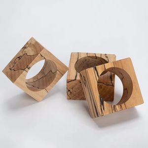 Export Quality <b>Wooden</b> <b>Napkin</b> <b>Ring</b> For Decorative <b>Napkin</b> Holder Round Shape For Tabletop And Wedding Decorative - Product Image 6