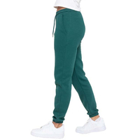 Jogging décontracté pour femme, couleur unie, taille mi-haute, avec cordon de serrage, longueur intégrale, en molleton, coupe classique, en coton, avec logo personnalisé, pour l'été et l'automne