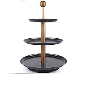 Soporte de pastel de metal de hierro antiguo de diseño superventas Exportador al por mayor Nuevo diseño Soporte de pastel de metal acabado a mano - Product Image 3