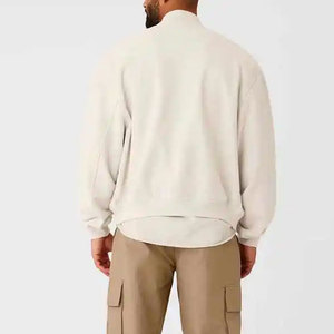 แจ็กเก็ตเบสบอลของผู้ชายเสื้อแจ็กเก็ตสีตัดแขนยาวสีมีสไตล์ - Product Image 3