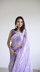 Bollywood Designer Saree Exclusif Fantaisie Dernière Soie Premium Qualité Nuptiale Fête Porter Saree Sari Qualité Premium Dernière - Product Image 3