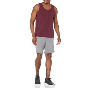 Débardeurs en coton de grande taille et respirants pour hommes, sans manches, de couleur unie, de style gym et fitness - Product Image 4