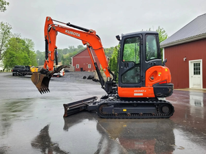 Hydraulique pour mini-excavatrice sur chenilles Kx040-4 avec pompe moteur et engrenage - Haute efficacité, puissance 30 kW, Kubota Kx040-4, excavatrice compacte - Product Image 3