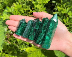 Beautiful High Quality Malachite Obelisk Pillar Natural Gemstone Tower Wand Collection Polished Crafted <b>Crystals</b> <b>Feng</b> <b>Shui</b> Style - Product Image 3
