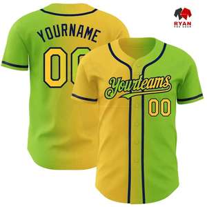 Maillot de baseball personnalisé pour hommes Tissu léger et respirant Vêtements d'équipe Point de qualité supérieure Durable Confortable Look élégant - Product Image 1