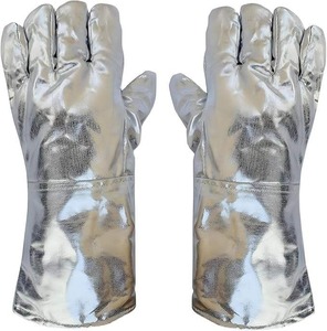 Gants de soudage à haute température de meilleure qualité Gants aluminisés résistants à la chaleur Gants de travail de sécurité pour soudeur - Product Image 6