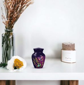 Purple Hummingbird <b>Urns</b> for Adult Ashes Burial <b>Urns</b> for Dad <b>Large</b> <b>Urn</b> for Male Female Funeral Ashes Men Women Custom SIze - Product Image 6