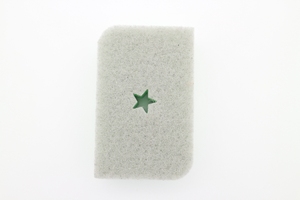 Éponge de cuisine à trou d'économie de détergent en forme d'étoile surface anti-rayures selon l'éponge éponge de nettoyage de cuisine colorée - Product Image 6