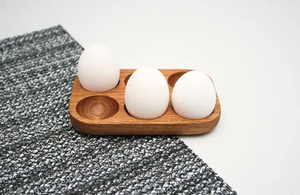 ถาดไม้ใส่ไข่ทำด้วยมือชั้นเก็บไข่ทำจากไม้ธรรมชาติสำหรับใช้ในฟาร์มห้องครัวและของตกแต่งบ้าน - Product Image 3