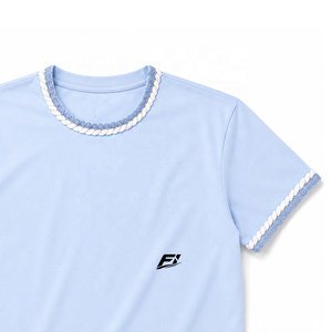 women's <b>shirt</b> Women Cotton <b>T</b> <b>Shirt</b> Short Sleeve Crew Neck Casual Basic Tee Soft Breathable Custom Logo Blank Fashion Top Bulk - Product Image 4