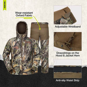 Vente en gros Nouvel arrivage de combinaison de chasse coupe-vent à séchage rapide à manches longues pour les sports d'hiver - Product Image 2