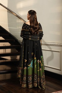 ชุดสูทผ้าฝ้ายปักลายสำหรับสนามหญ้า100% 3ชิ้นชุดเดรสยาวผ้า Dupatta กว้างพิมพ์ลายสีพื้นสำหรับเทศกาลฤดูร้อน - Product Image 4