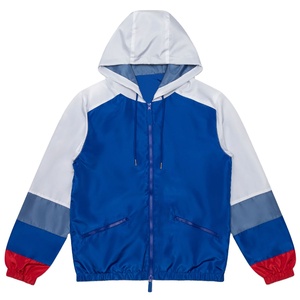 Chaqueta Cortavientos Ligera de Poliéster al por Mayor para Hombre, con Capucha, Impermeable, con Tela de Cuero Reflectante Totalmente Negra, para Hombre 2026 - Product Image 1